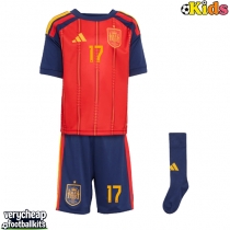 Spain Nico Williams #17 Replica Home Minikit World Cup 2026 Short Sleeve (+ pants)